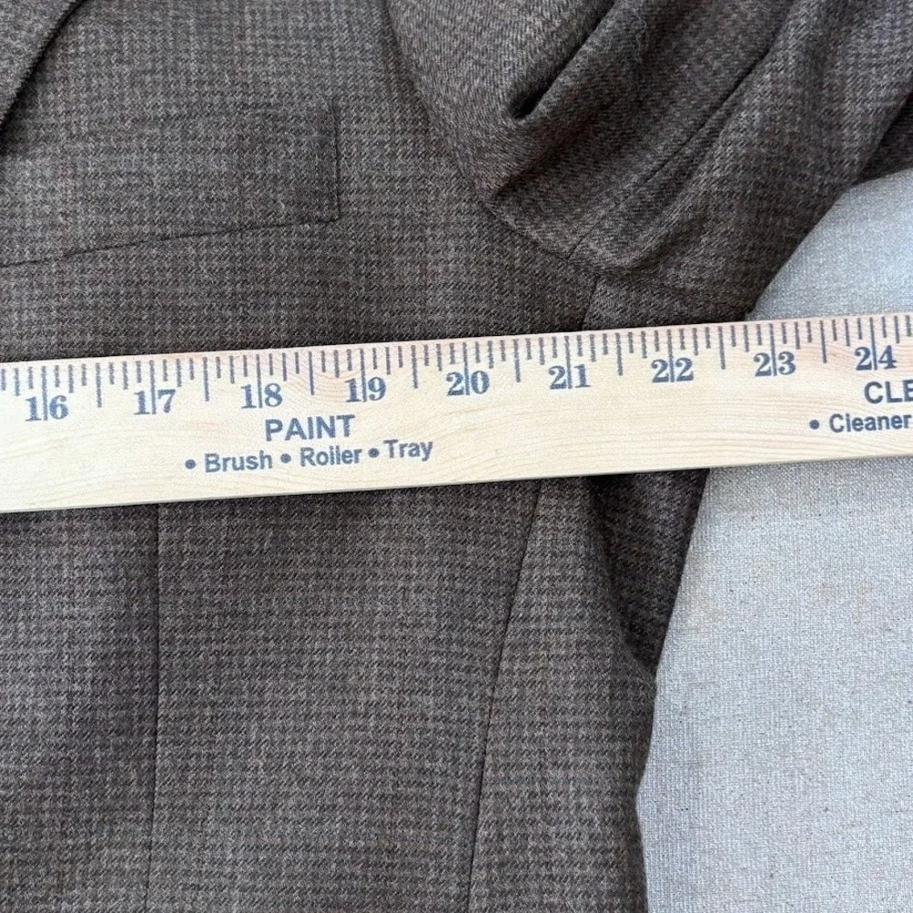 Evan-Picone Blazer Mens 42R Brown Pure Wool Sport Coat Classic Vintage‎ Designer